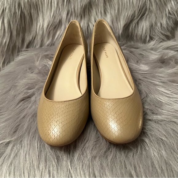 NIB Cole Haan Amphora Leather Leslie Pump Tan Size 9 - Picture 3 of 9